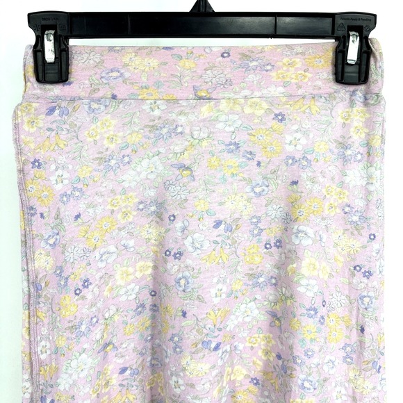 Romantic Boho Love Shack Fancy Lavender Floral Ruffle Hem Skirt S Fairy READ - Picture 3 of 9